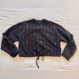 Jordan crop crewneck sweatshirt